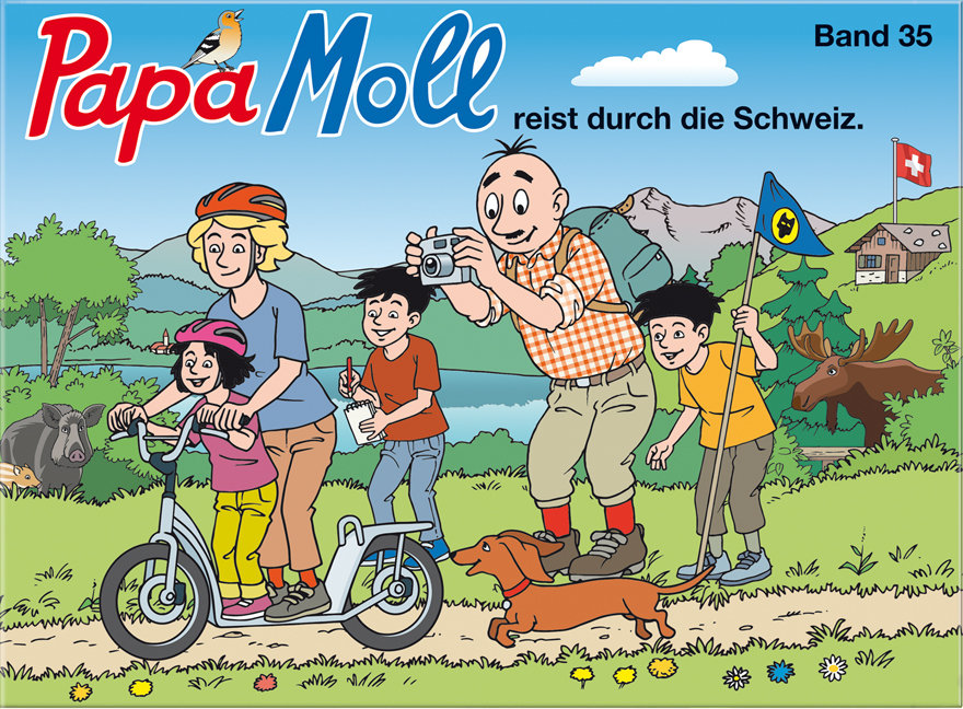Papa Moll reist durch die Schweiz Cover